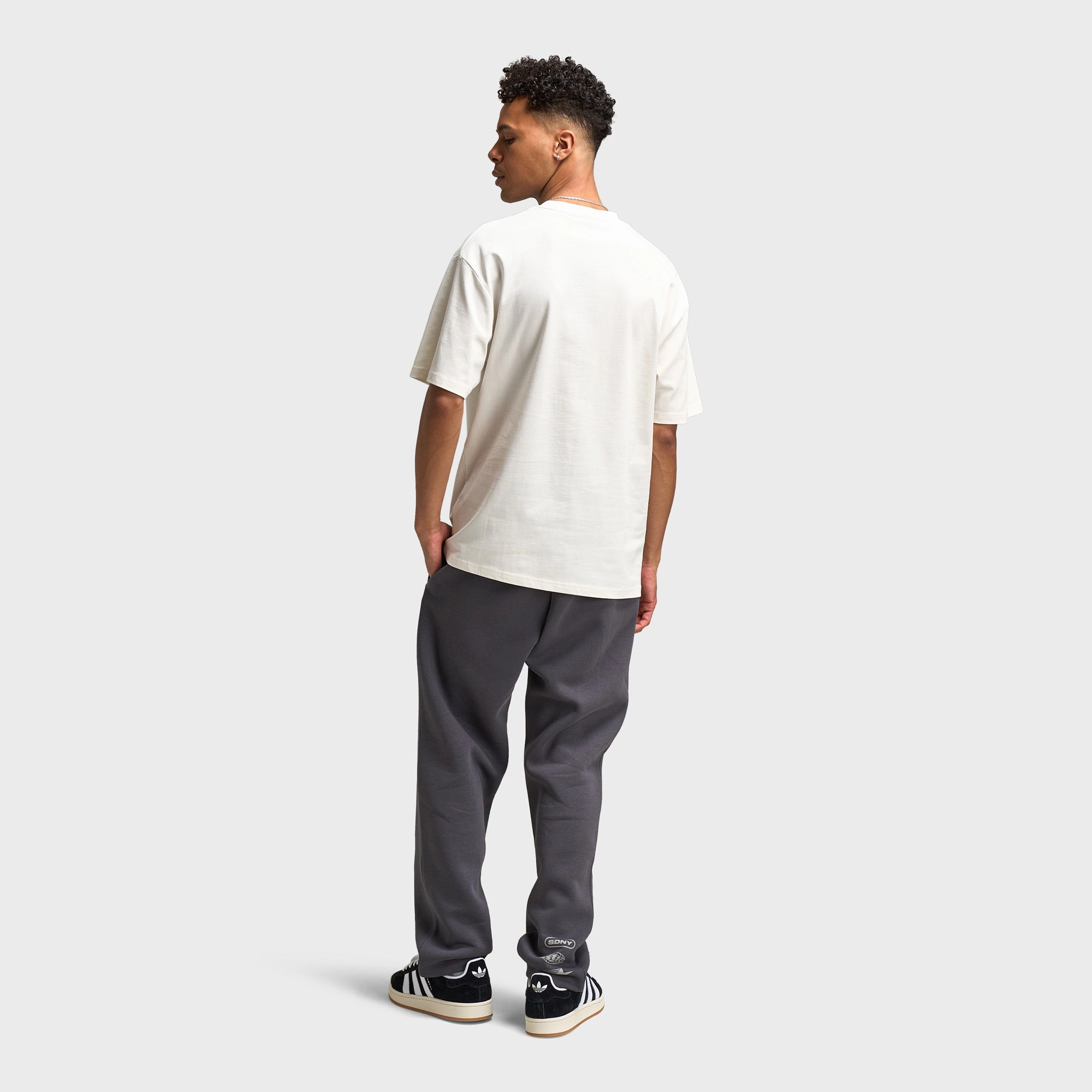 Supply & Demand Blessing Tee / Off White Layered Cut Antibacterial Fiber Blend