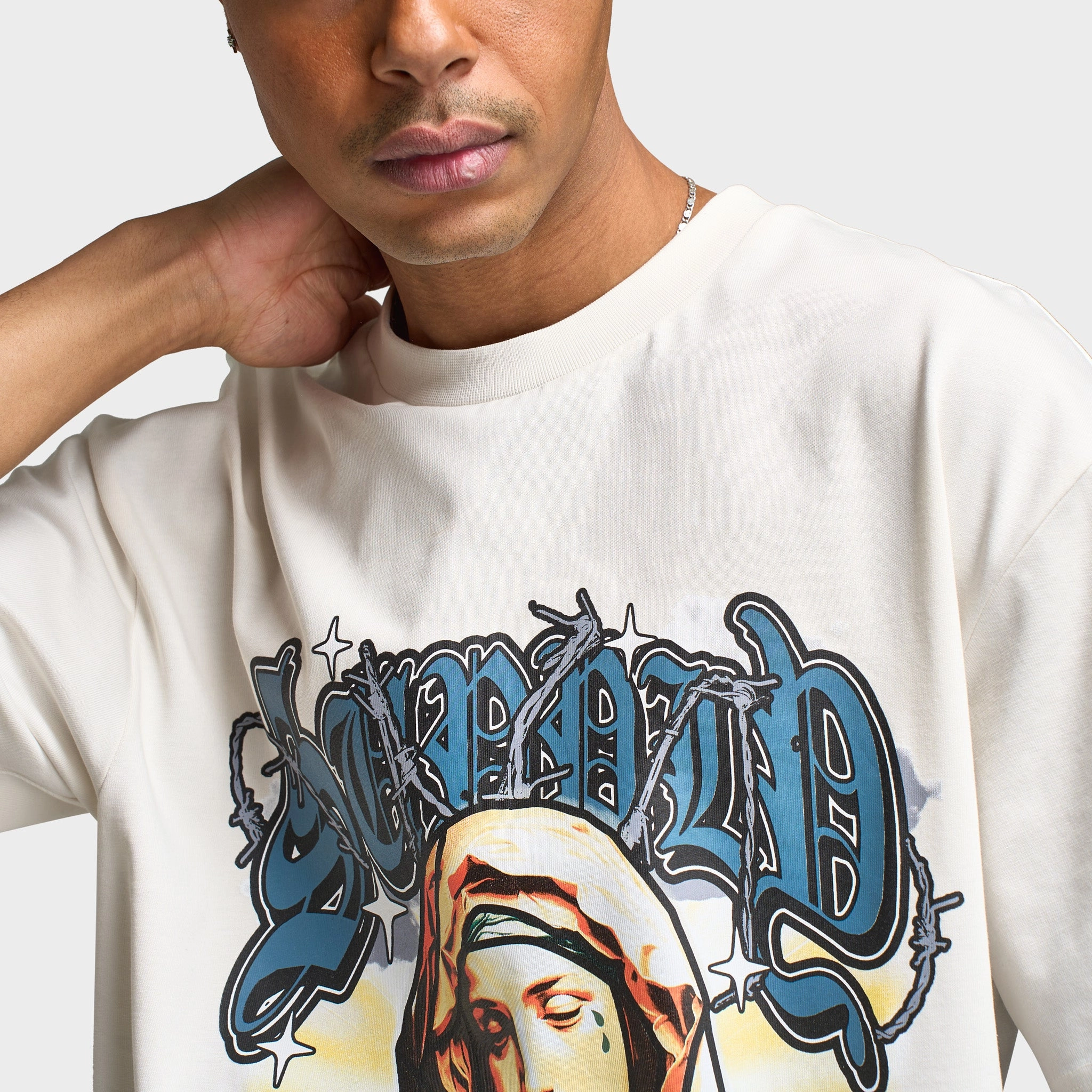 Reversible Wear Options Compression Zones Supply & Demand Blessing Tee / Off White