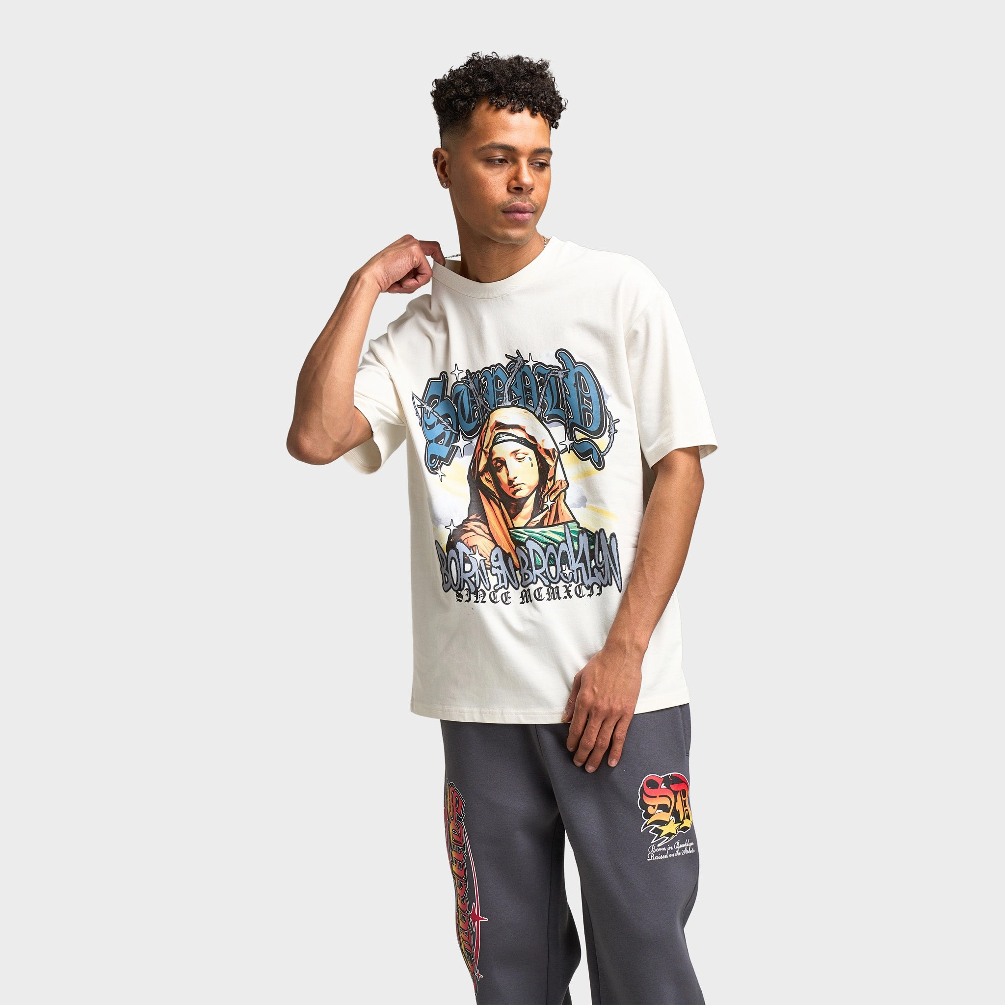 Quick Pull Tab Supply & Demand Blessing Tee / Off White
