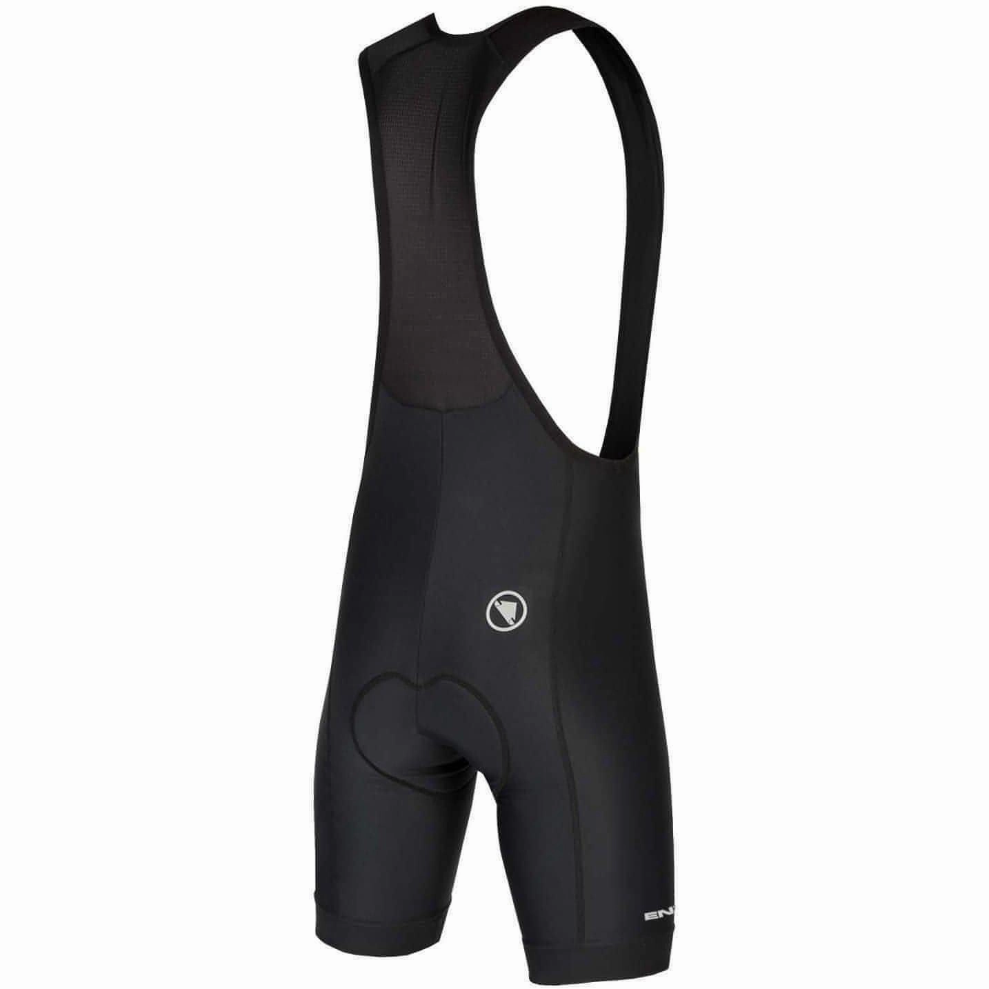 Endura Xtract II Mens Cycling Bib Shorts - Black Non Binding Waistline