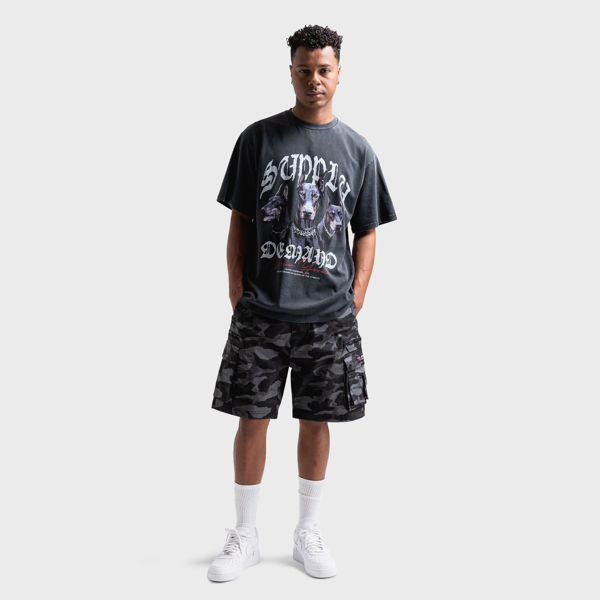 Supply & Demand Brooker T-Shirt / Black Fire resistant