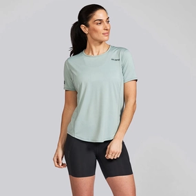 Janji Women's Run All Day Tee ButtonFront