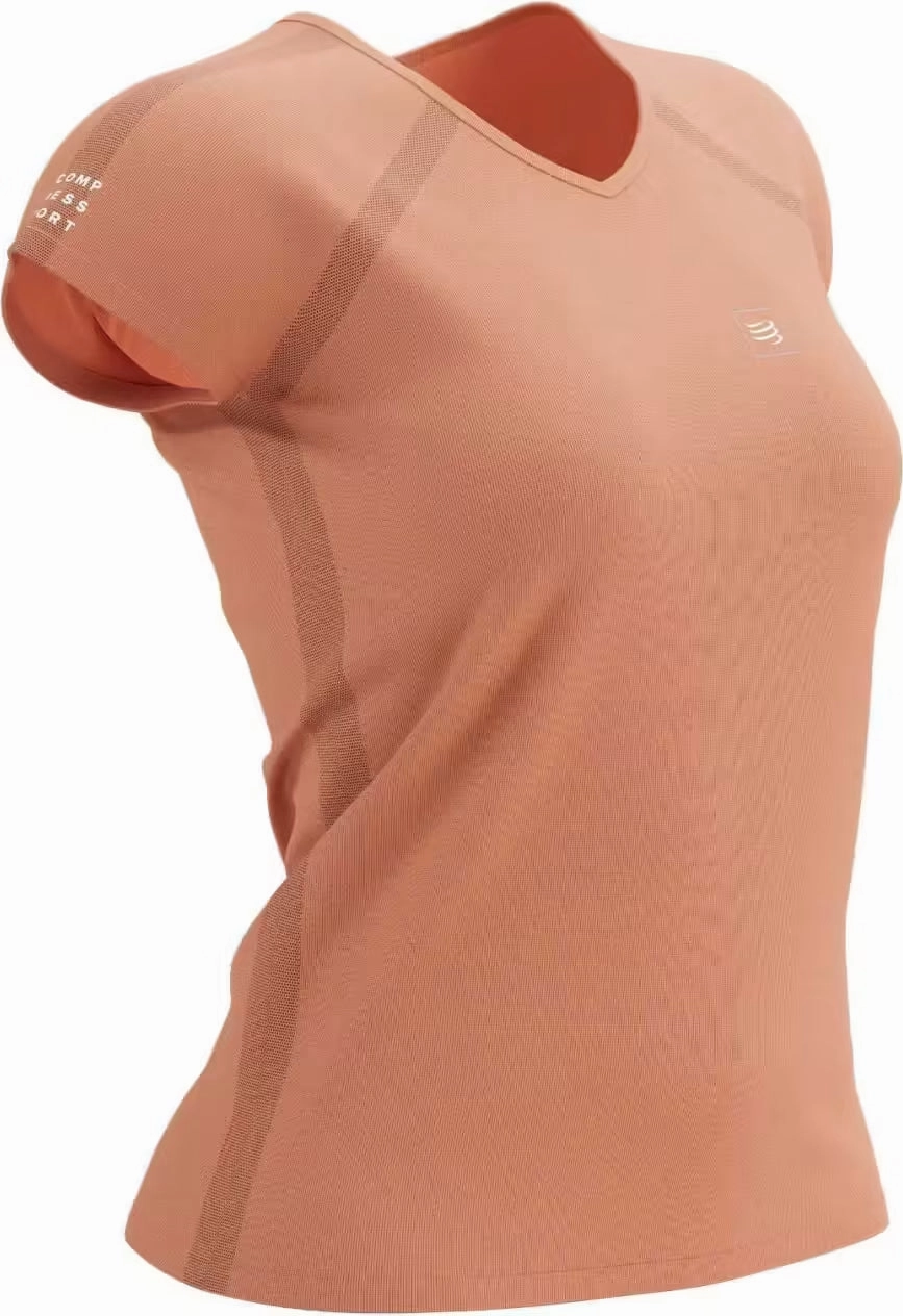 Recreational sports clothing Active Gear Compressport Training Short Sleeve Womens Running Top - Orange