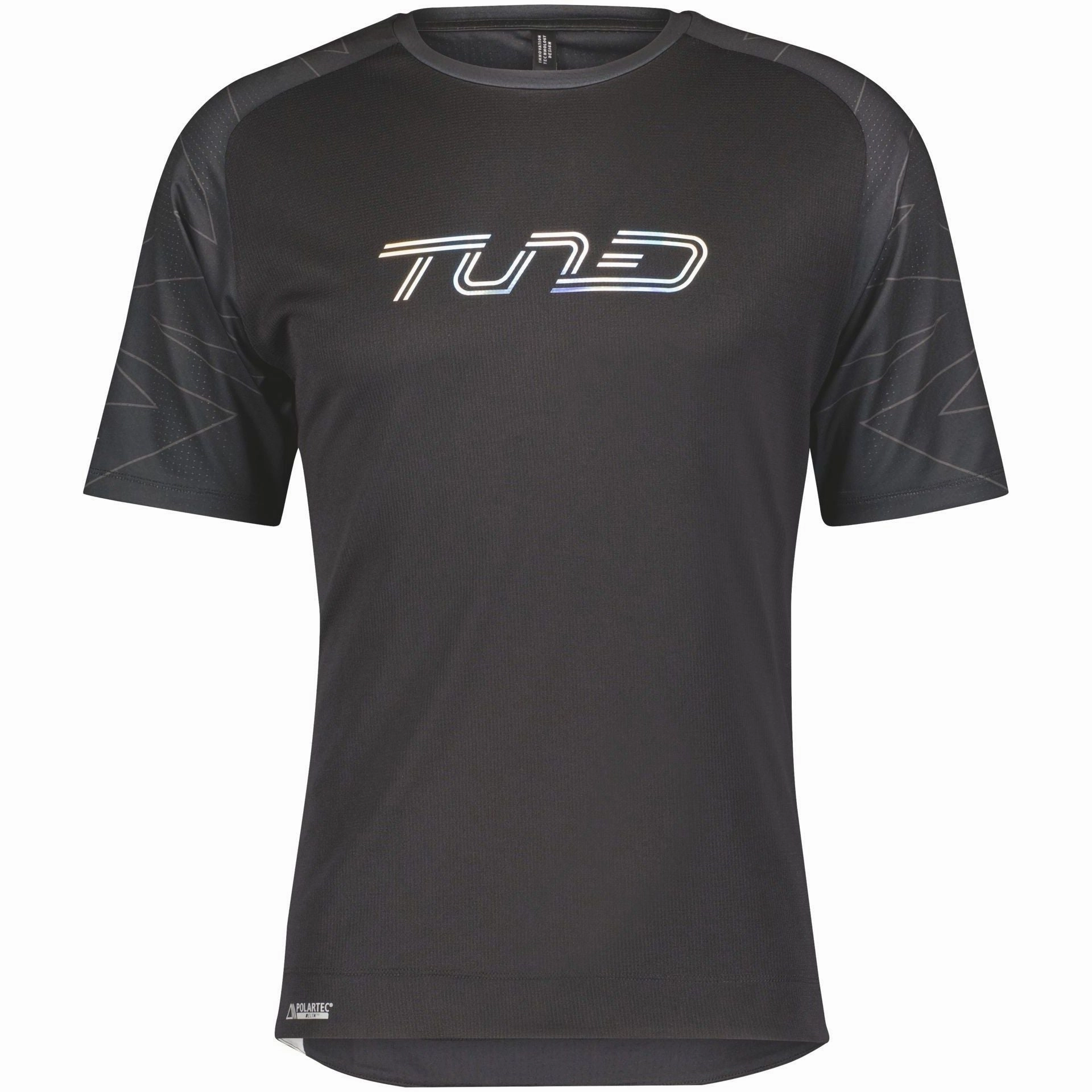 Scott Trail Tuned Short Sleeve Mens Cycling Jersey - Black Light Ease