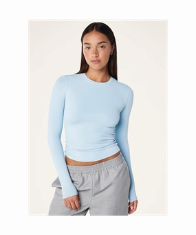 Seamless Design P.E Nation Foundation LS Top (Ice Blue)