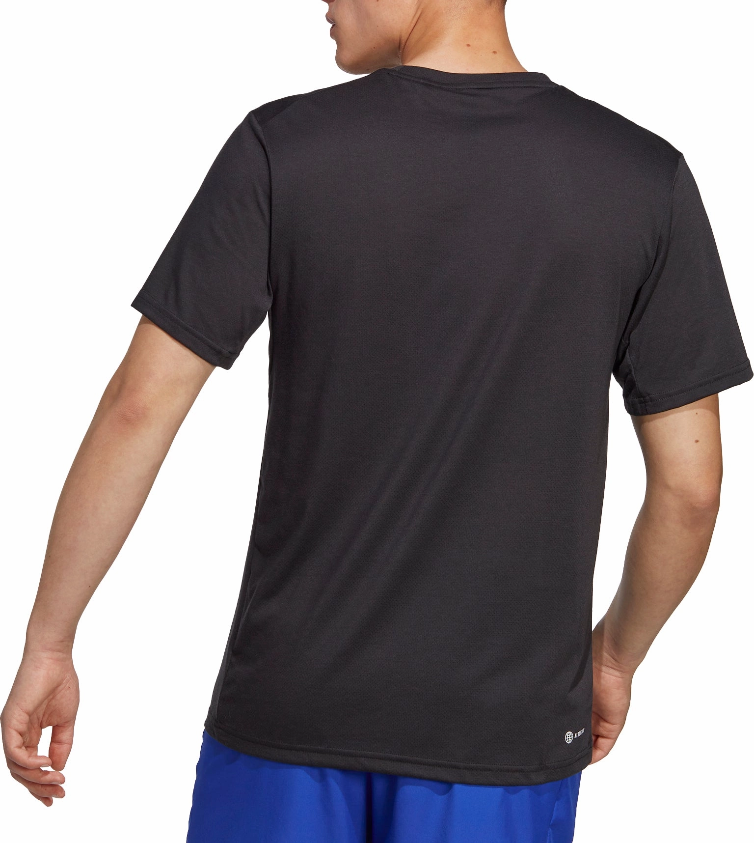 adidas Train Essentials Comfort Short Sleeve Mens Training Top - Black FlexibleCuff ThermalInsulated