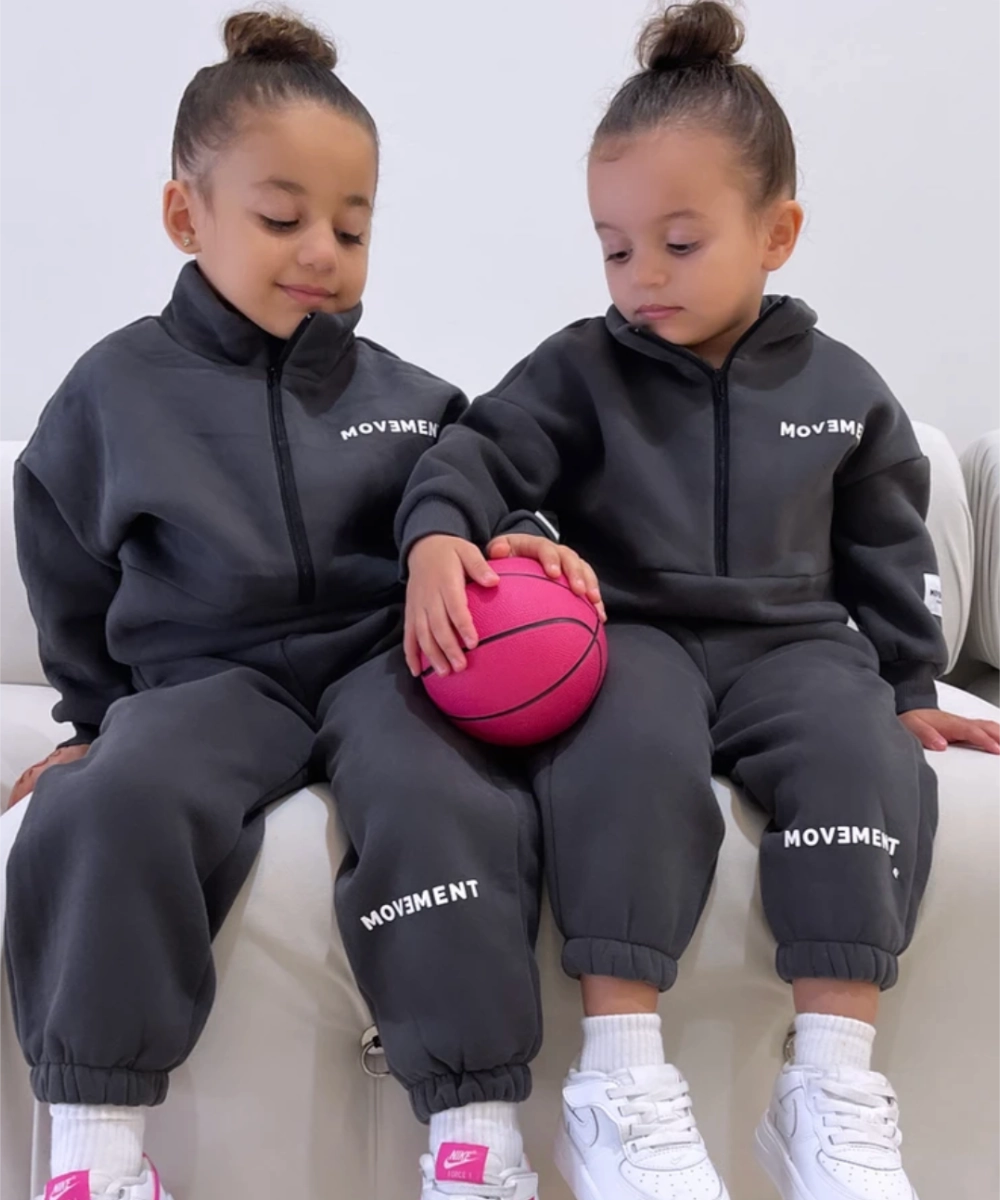 CompressiveFitFabric Kind Soul Movement Collection Tracksuit Set (Charcoal)