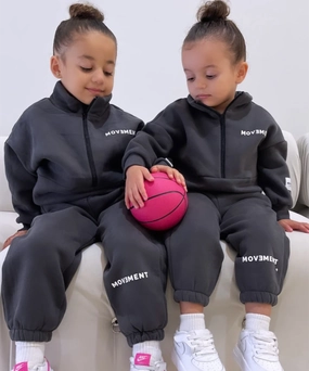CompressiveFitFabric Kind Soul Movement Collection Tracksuit Set (Charcoal)