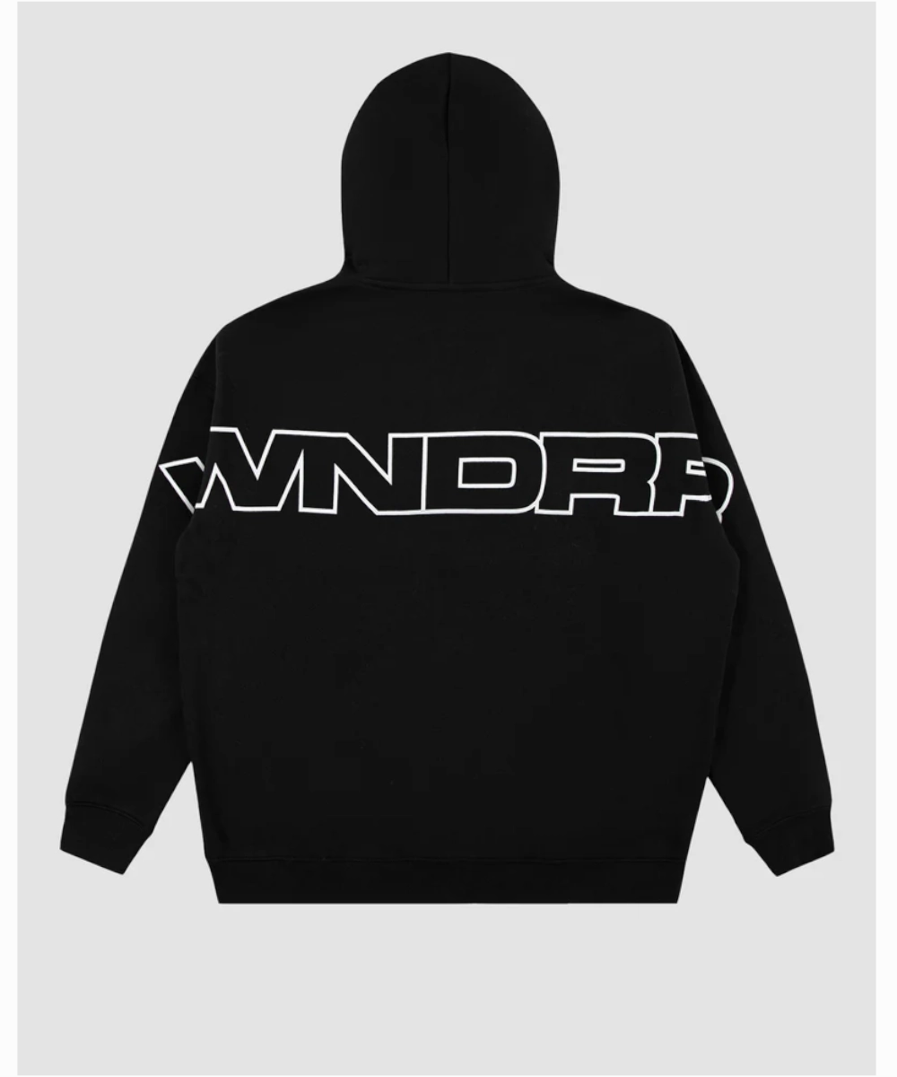 WNDRR Patron Hood Sweat (Black) spring fresh MultiPocket