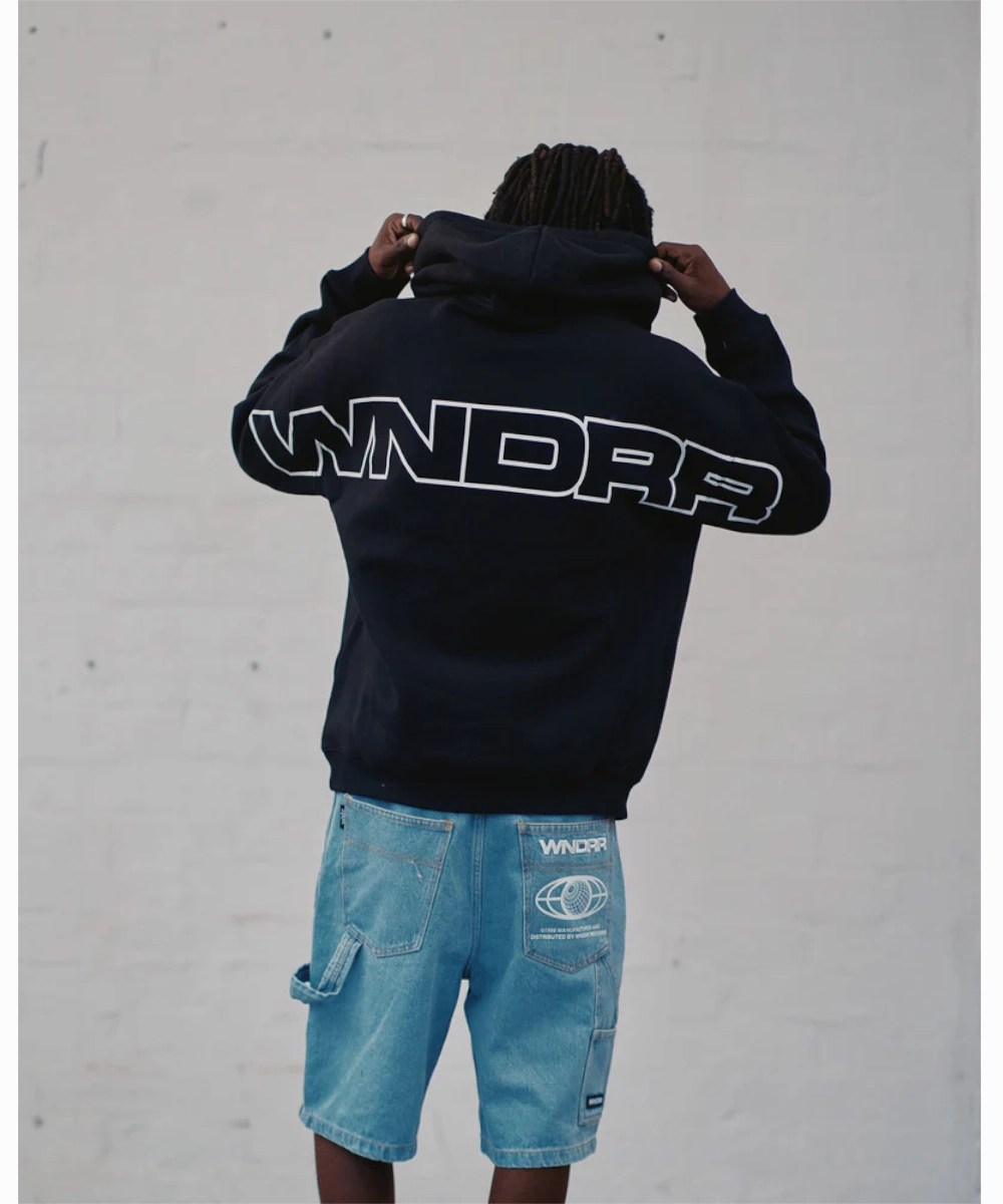Baby Soft WNDRR Patron Hood Sweat (Black)