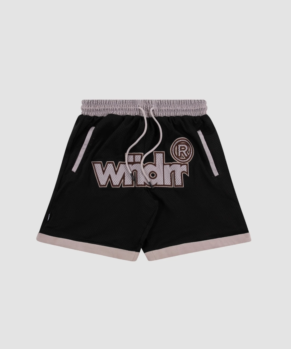 WNDRR Offcut Court Short (Black/Gold) Pure Core