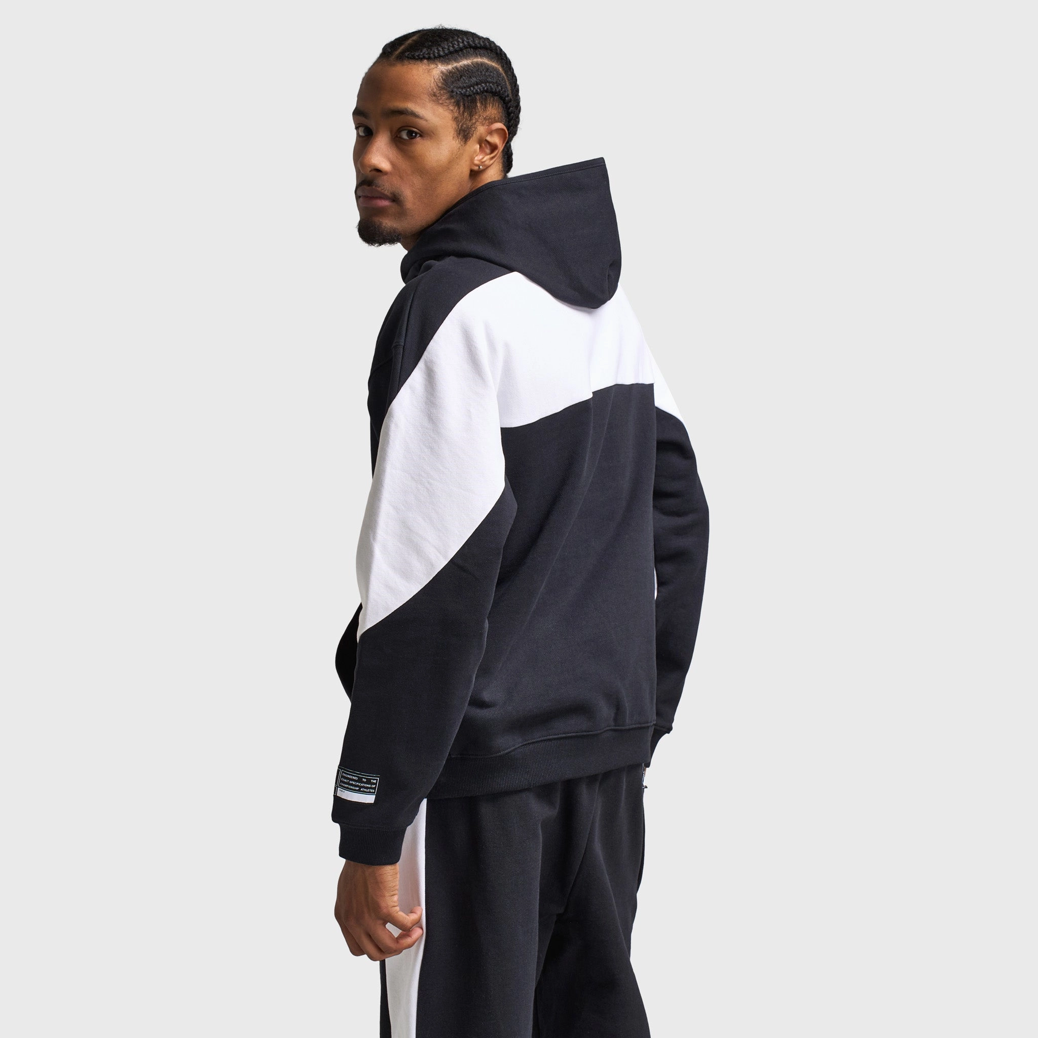 City Ready Style Nike Air Fleece Hoodie Black / White - White