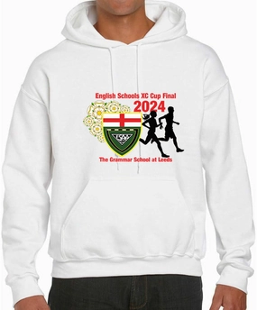 More Mile Classic ESAA Leeds XC Final 2024 Hoody - White throwback AntiStaticFinish