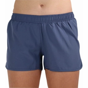 More Mile Core 2 In 1 Womens Running Shorts - Blue Goggles
