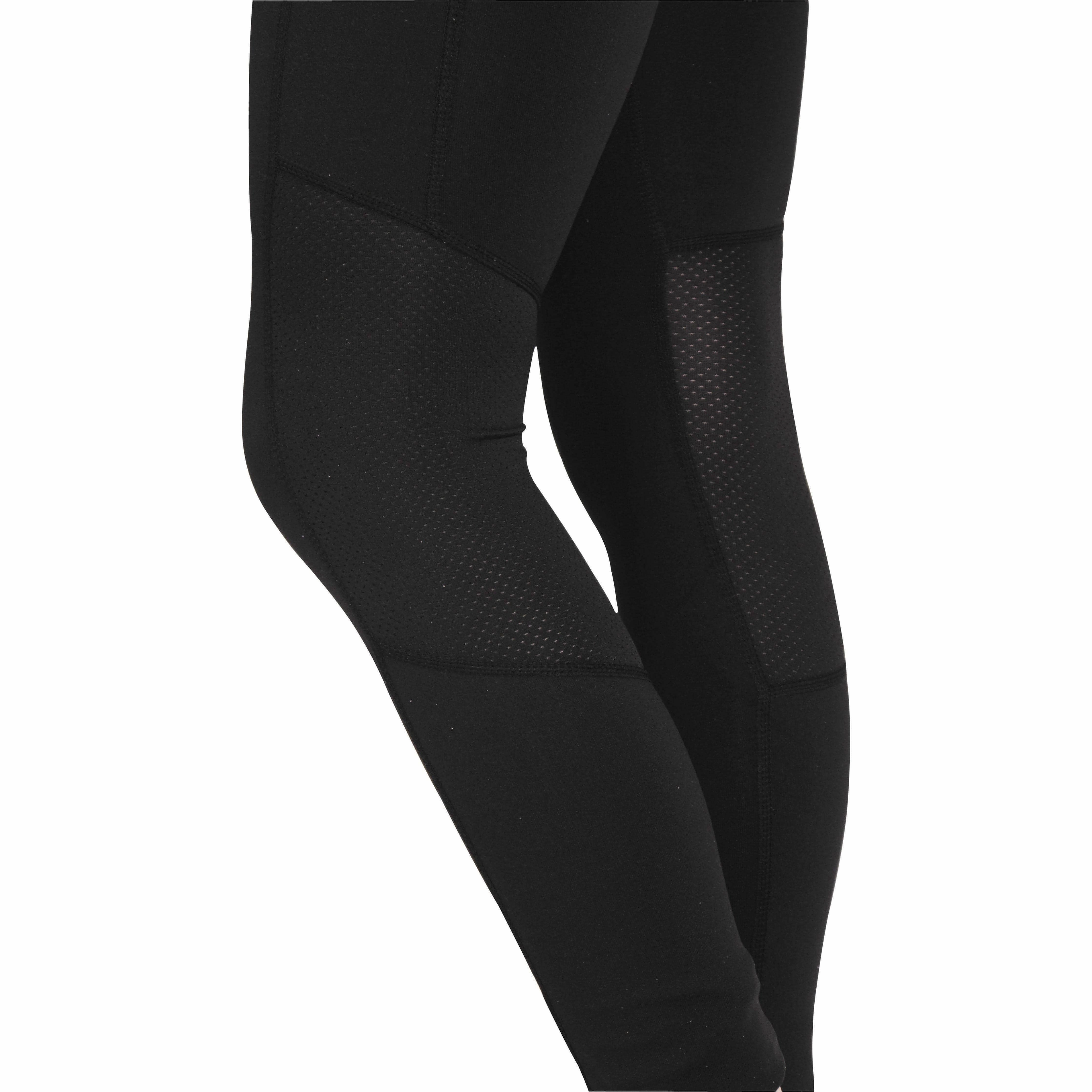 print Fitness enthusiast apparel More Mile Excel Womens 7/8 Running Tights - Black