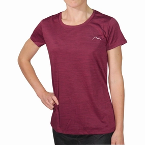 Kids clothing More Mile M-Tech Dry Girls Short Sleeve Running Top - Pink