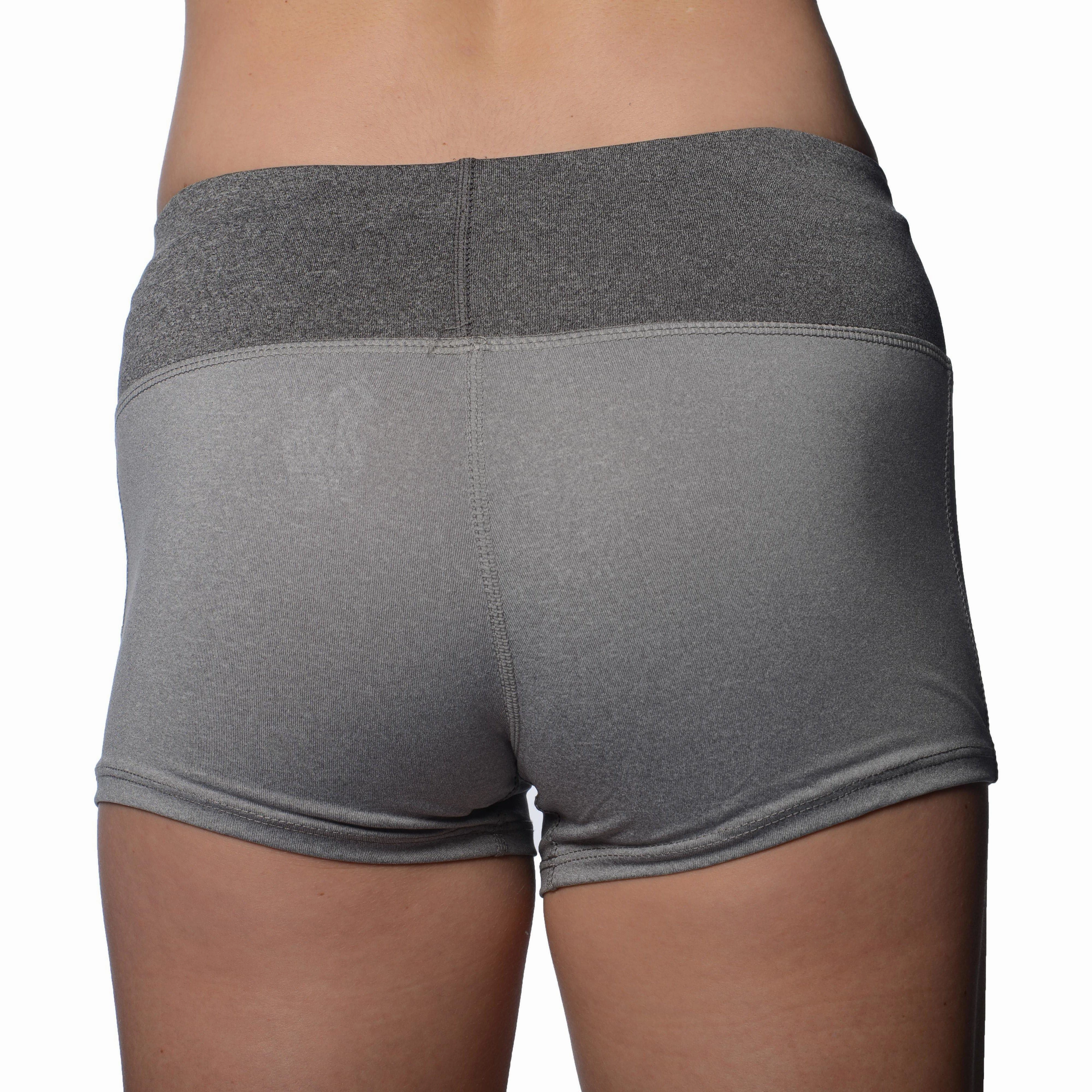 More Mile Marl 3 Inch Womens Running Shorts - Grey Stay Fresh