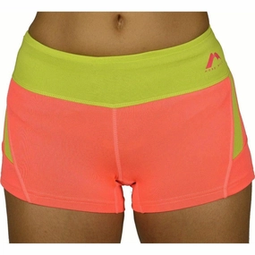 Mobility-friendly More Mile More-Tech 3 Inch Womens Running Shorts - Pink