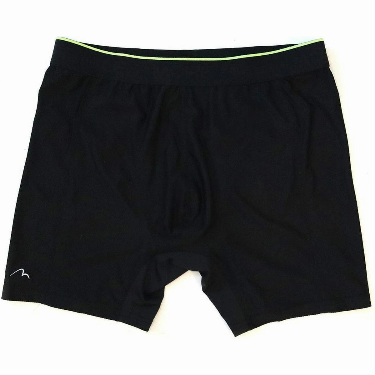 Sporty Style More Mile Performance Mens Running Boxer Shorts - Black