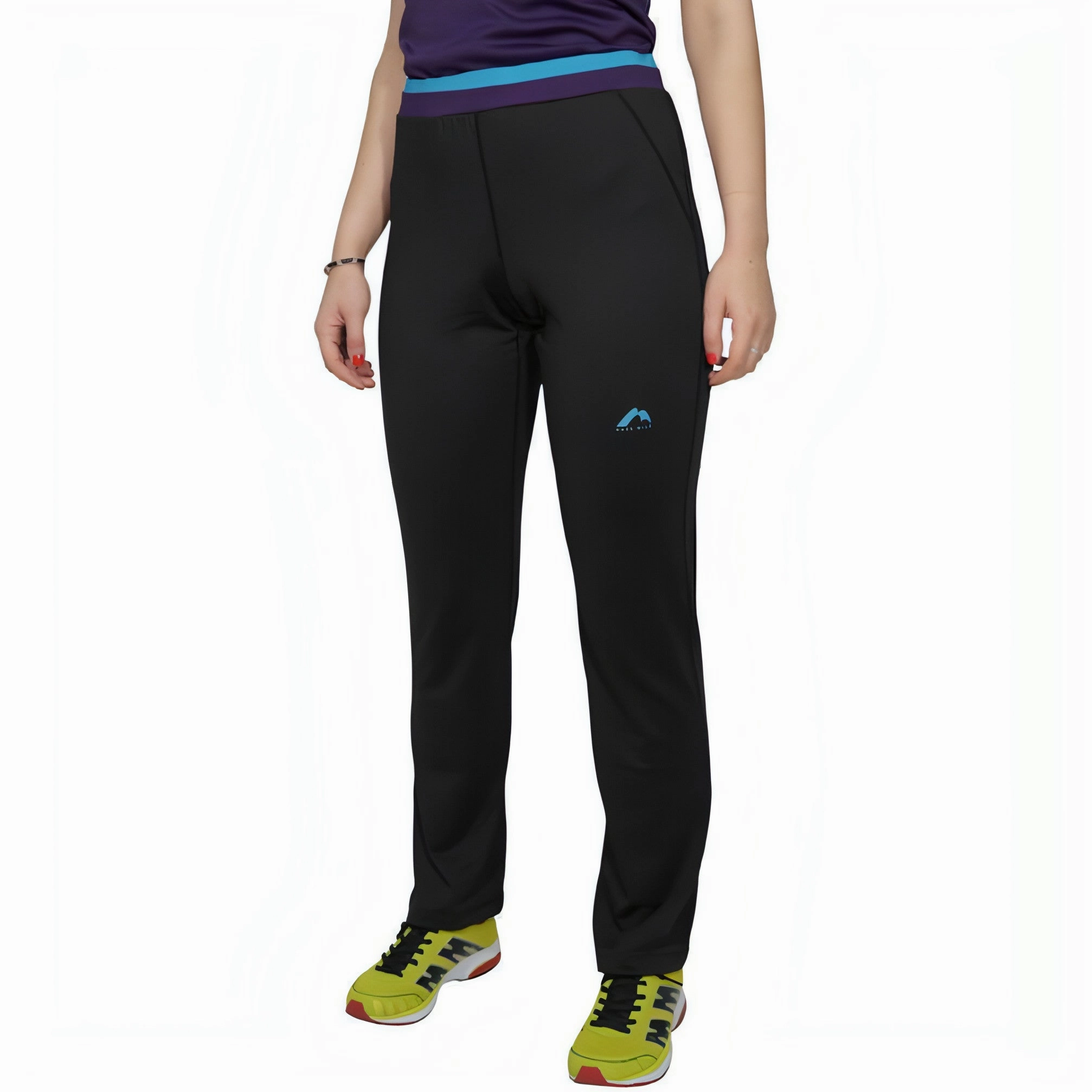 More Mile Prime Yoga Womens Fitness Pant - Black Zoom Proper CompactPackableDesign