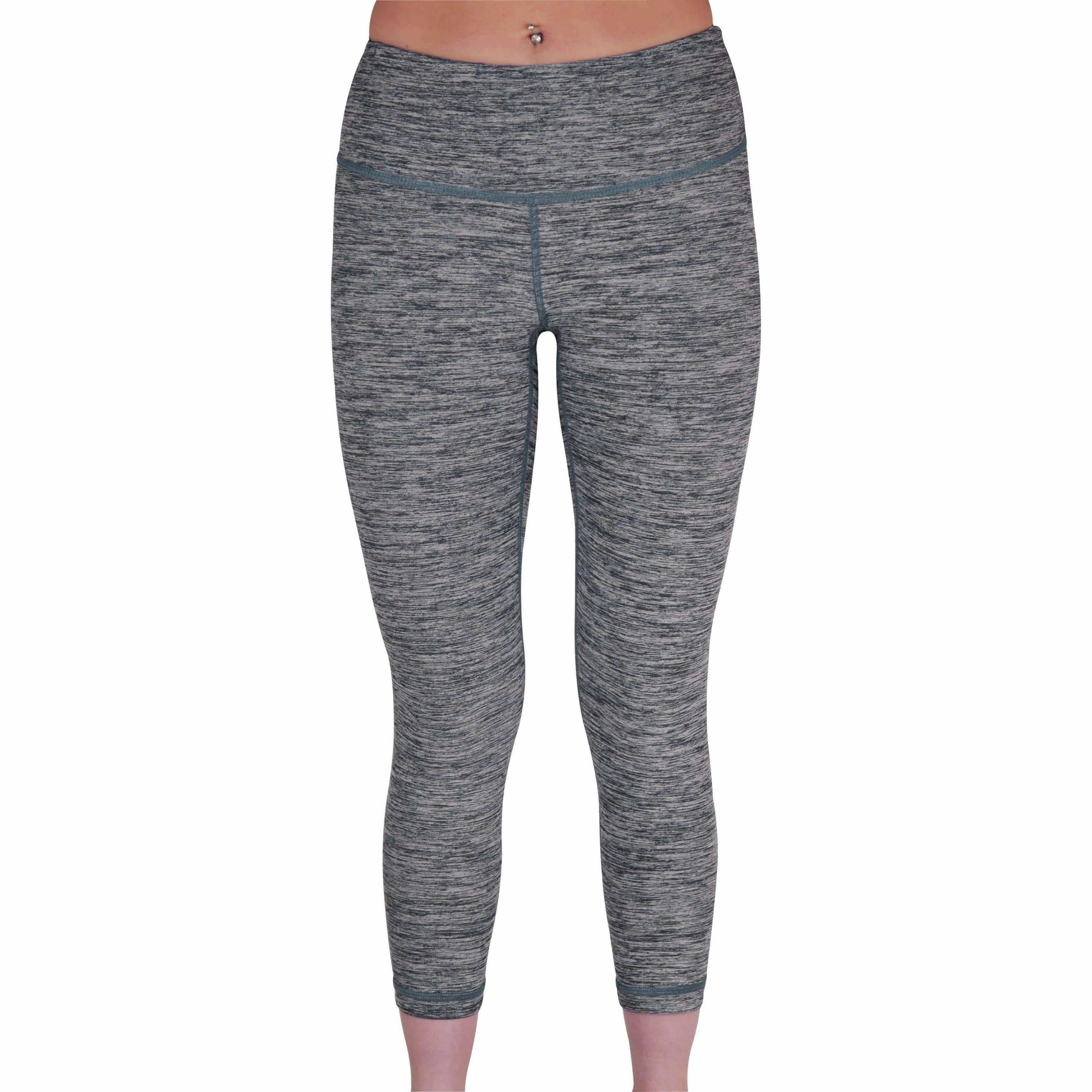 Traditional Quality More Mile Reversible Graphic Womens 3/4 Capri Running Tights - Blue