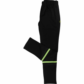 More Mile Slim Fit Boys Training Pants - Black CompressionFit
