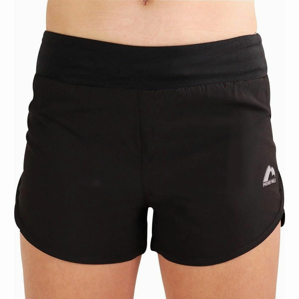 baseball uniform More Mile Strive Womens Running Shorts - Black