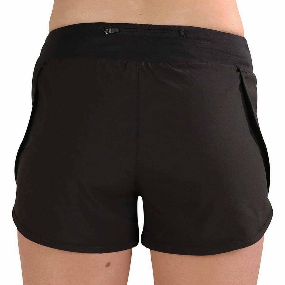More Mile Strive Womens Running Shorts - Black Sporty Comfort