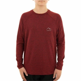 home Ornament More Mile Train To Run Boys Long Sleeve Running Top - Red