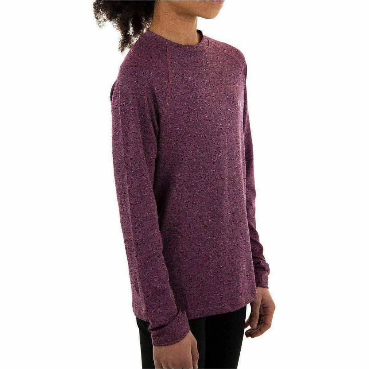More Mile Train To Run Girls Long Sleeve Running Top - Purple Custom - made Dairy
