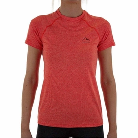 Cozy Comfort Versatile Layering More Mile Train To Run Short Sleeve Womens Running Top - Orange