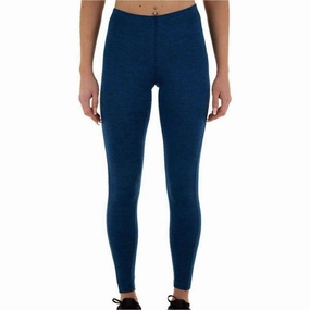 More Mile Train To Run Womens Long Running Tights - Blue Endurance Gear expression venue