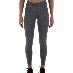 More Mile Train To Run Womens Long Running Tights - Grey Performance Fabric Dance wear