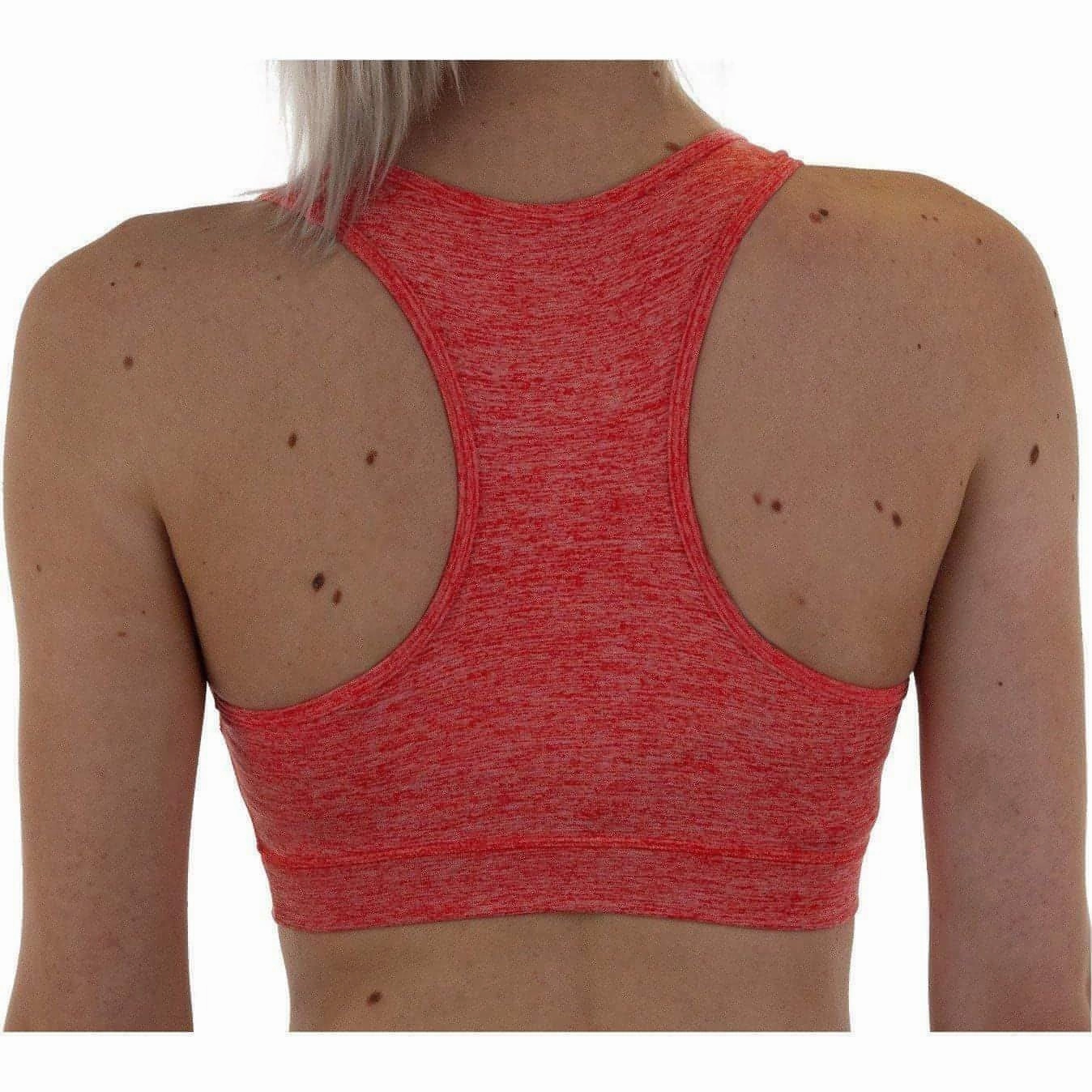 video shoot More Mile Train To Run Womens Running Crop Top - Orange