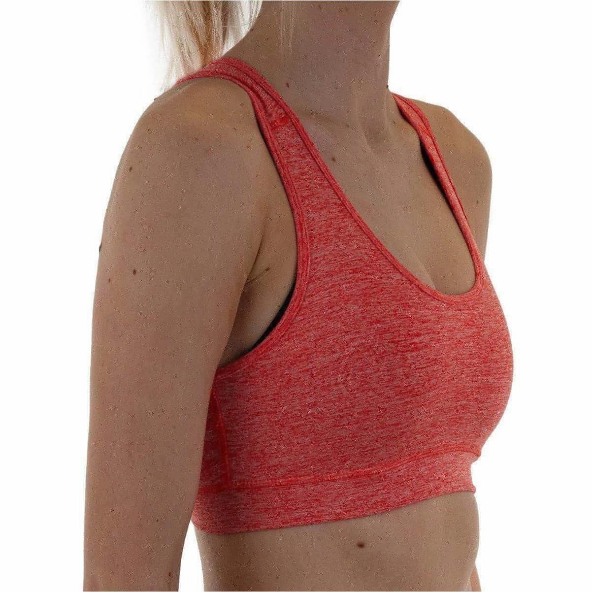 Dynamic Comfort More Mile Train To Run Womens Running Crop Top - Orange