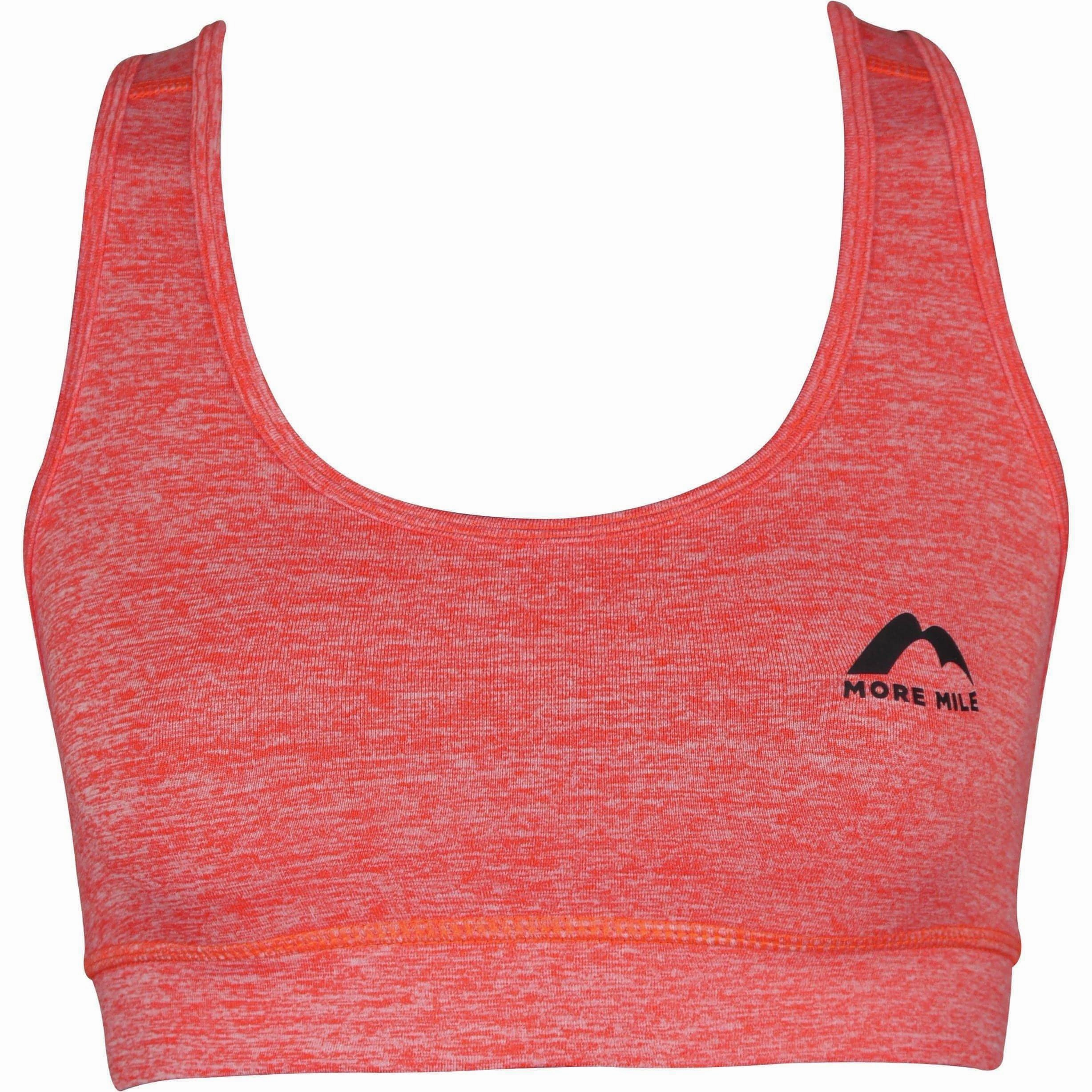 More Mile Train To Run Womens Running Crop Top - Orange Sports Wear pricing venue