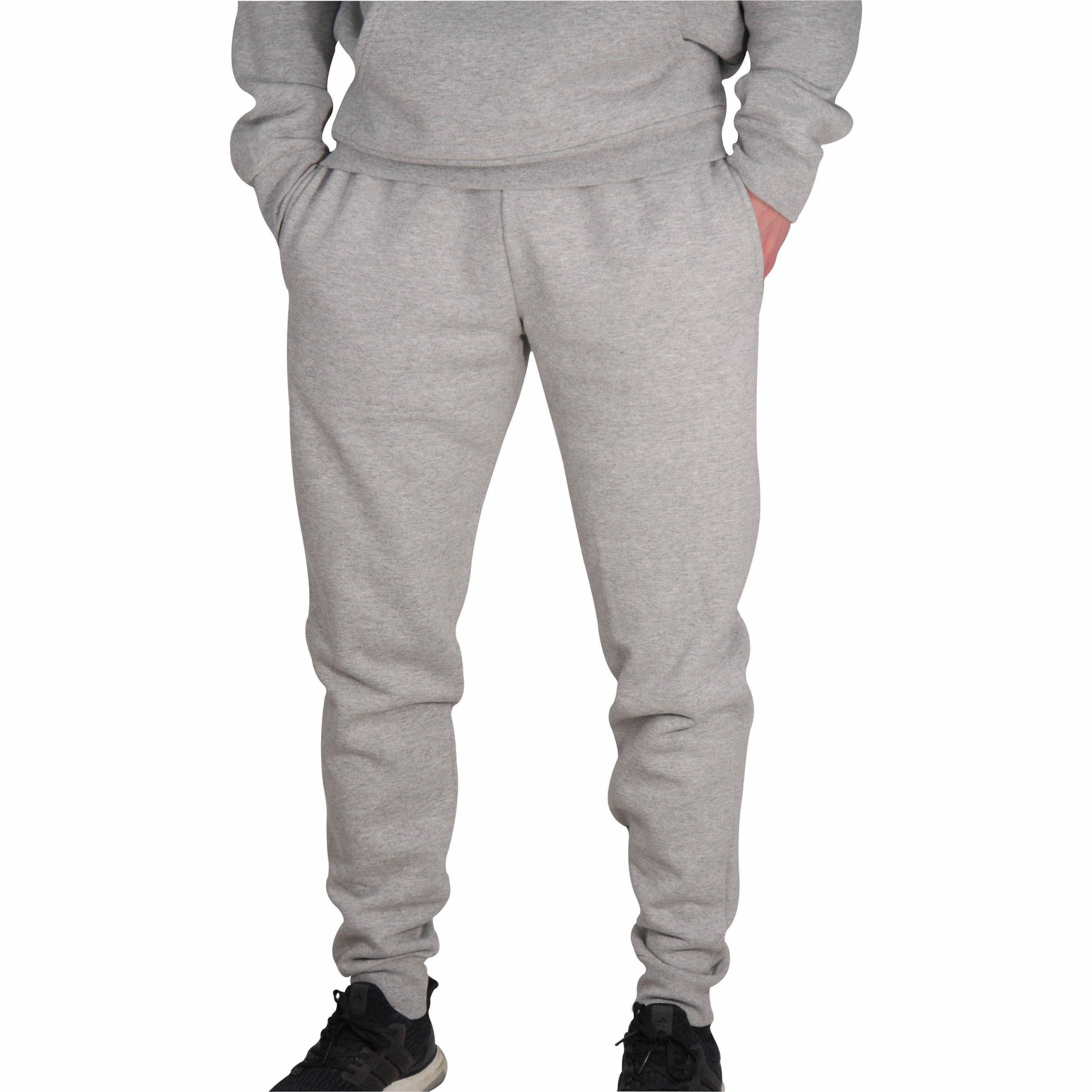 More Mile Vibe Fleece Mens Slim Fit Joggers - Grey Summer Glow FrictionResistant