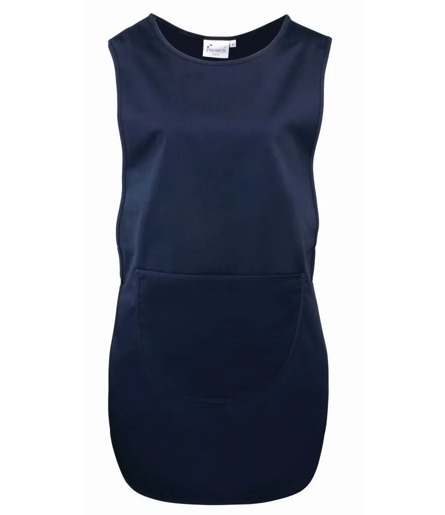 Long Length Pocket Tabard | NAVY GridTexture SnagFree Surface