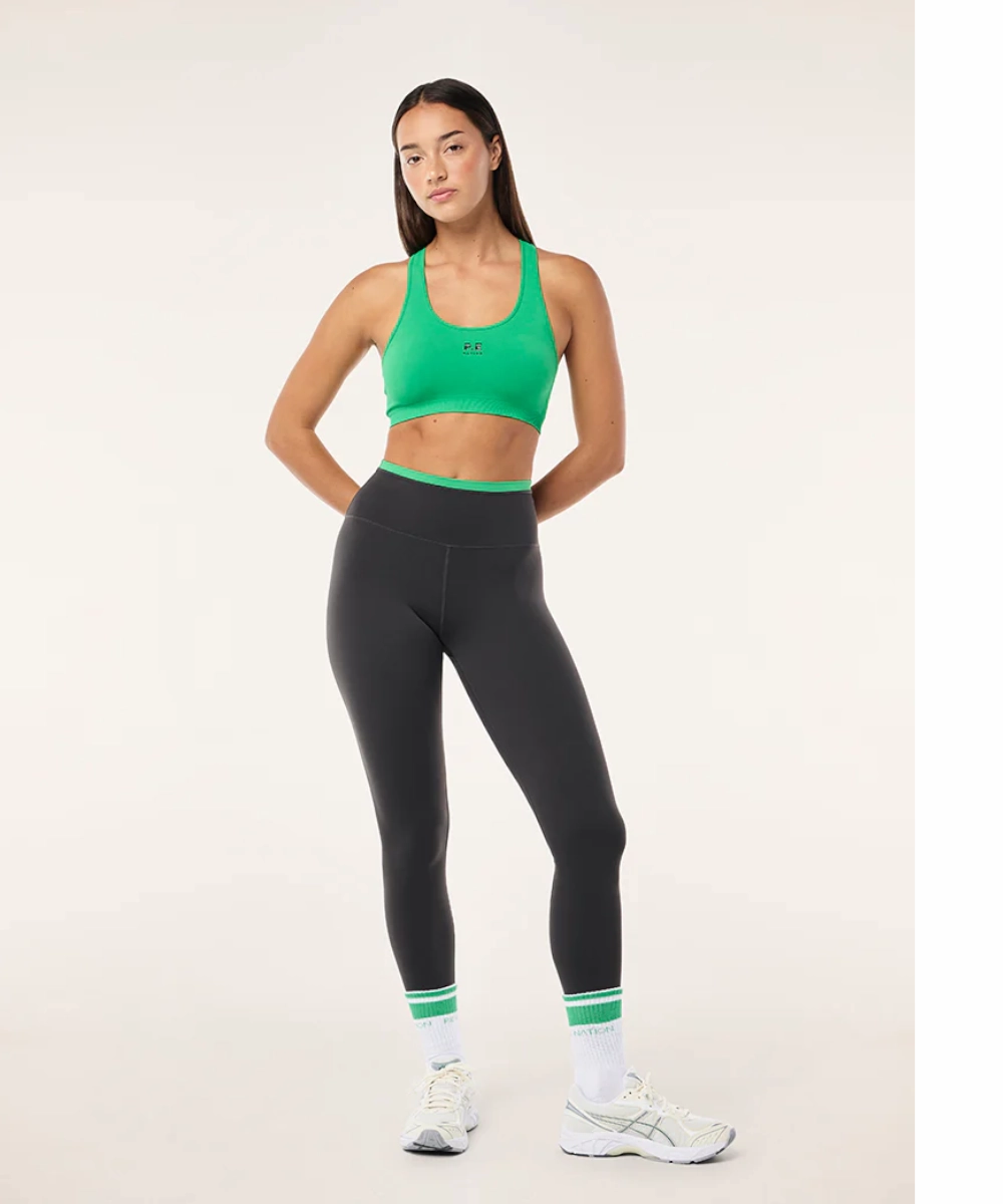AntiStatic Lining Luxury Mood P.E Nation Vita F/Leggings (Caviar/Kelly Green)