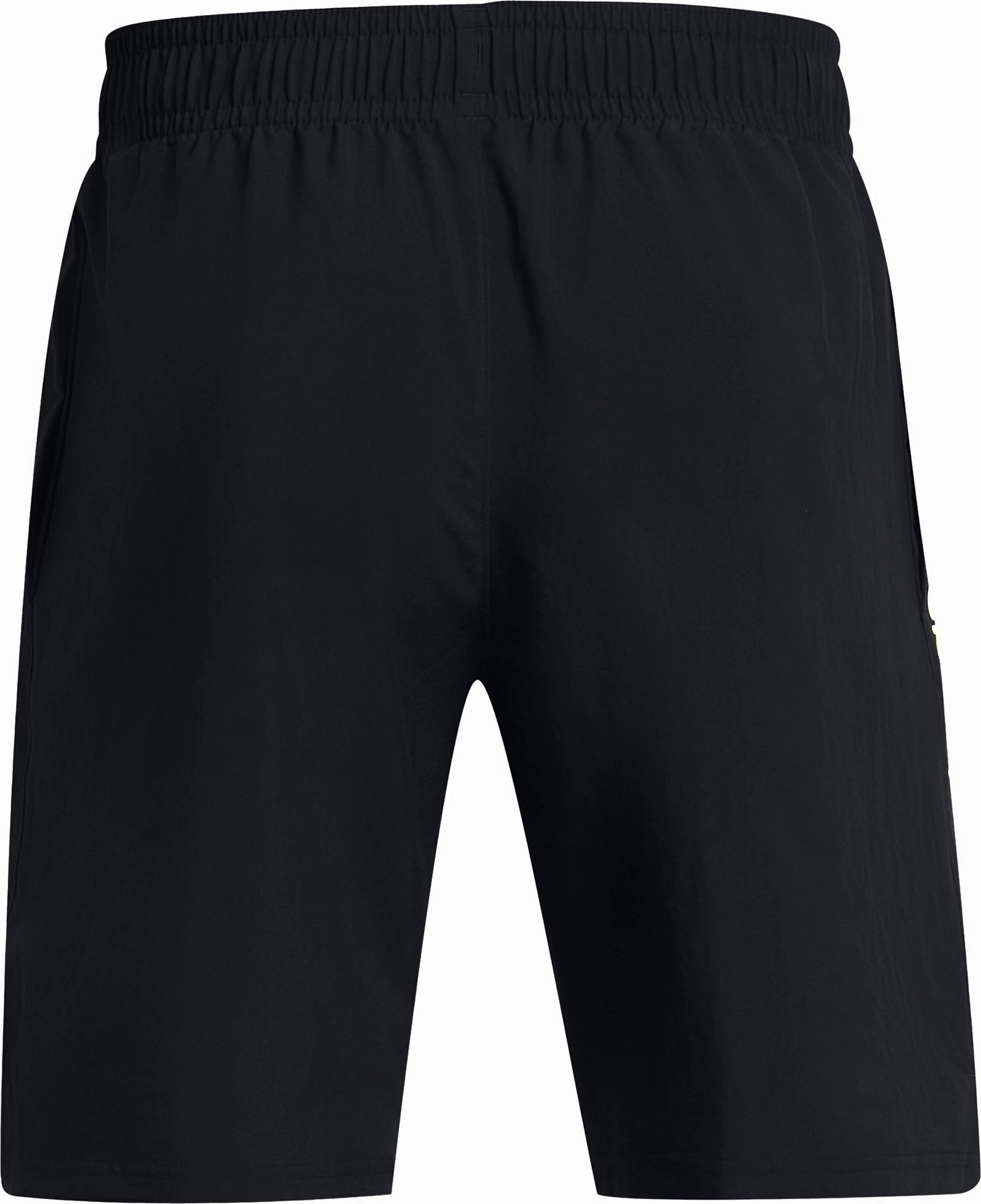 Under Armour Tech Woven Wordmark Mens Training Shorts - Black MicroPerforatedTexture