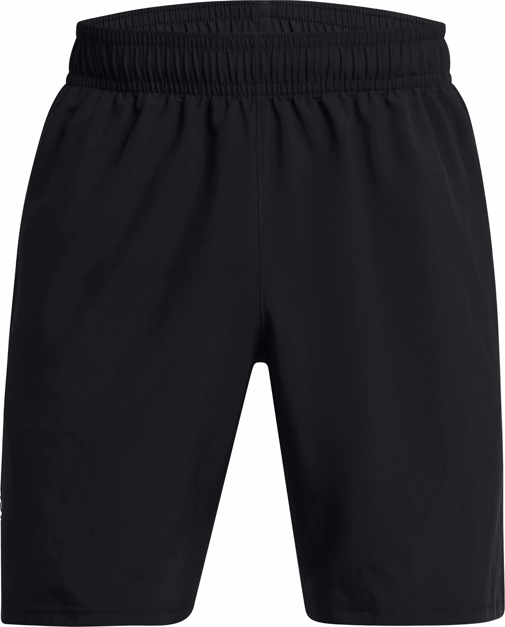 QuickDry Construction Under Armour Tech Woven Wordmark Mens Training Shorts - Black