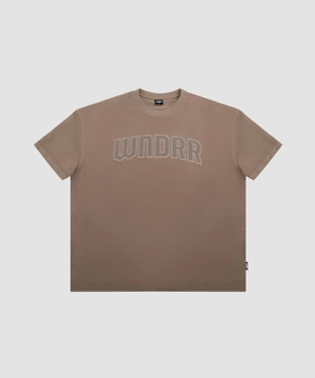 SnagResistant Weave Regular Fit WNDRR Arch French Terry Tee (Taupe)