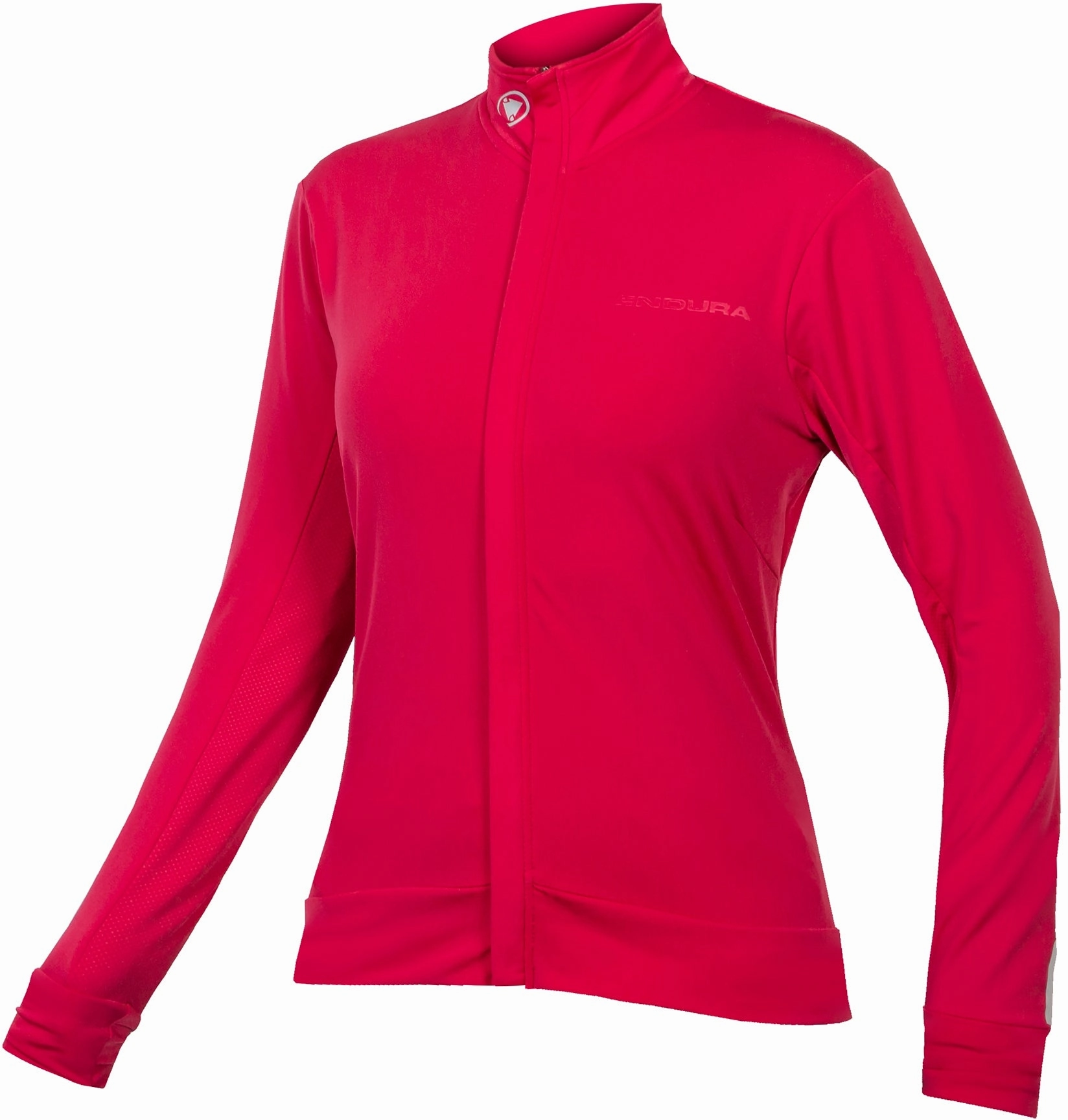 wind power Endura Xtract Roubaix Long Sleeve Womens Cycling Jersey - Pink