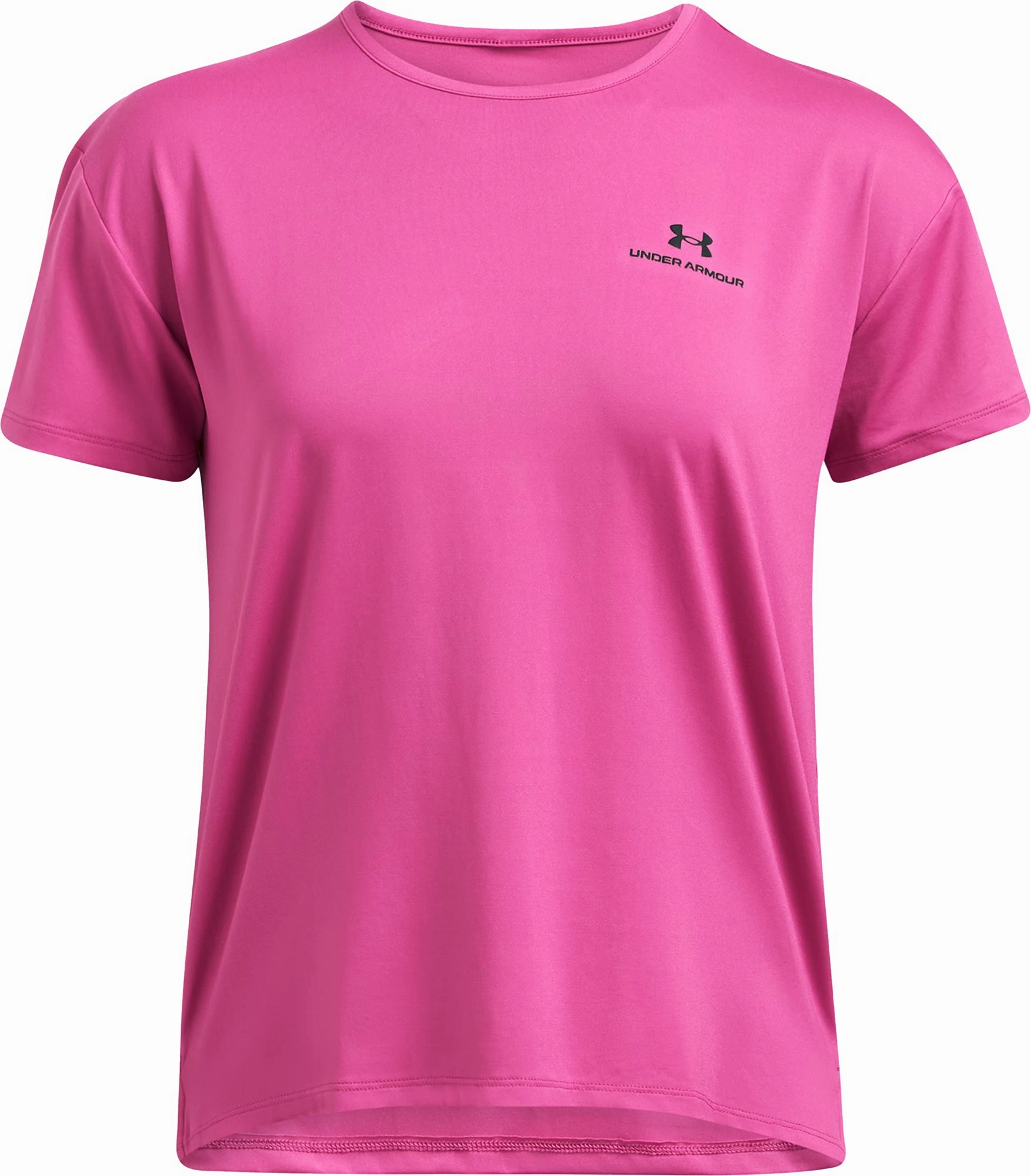 Under Armour Vanish Energy Short Sleeve Womens Running Top - Pink Odor Resistant Material Flatlock stitching