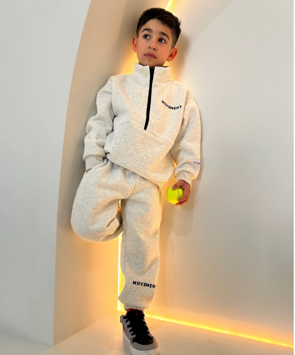 Sport Glow Evening Glow Movement Collection Tracksuit Set (Grey)
