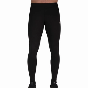 Polka dot patterns More Mile Power Mens Long Running Tights - Black