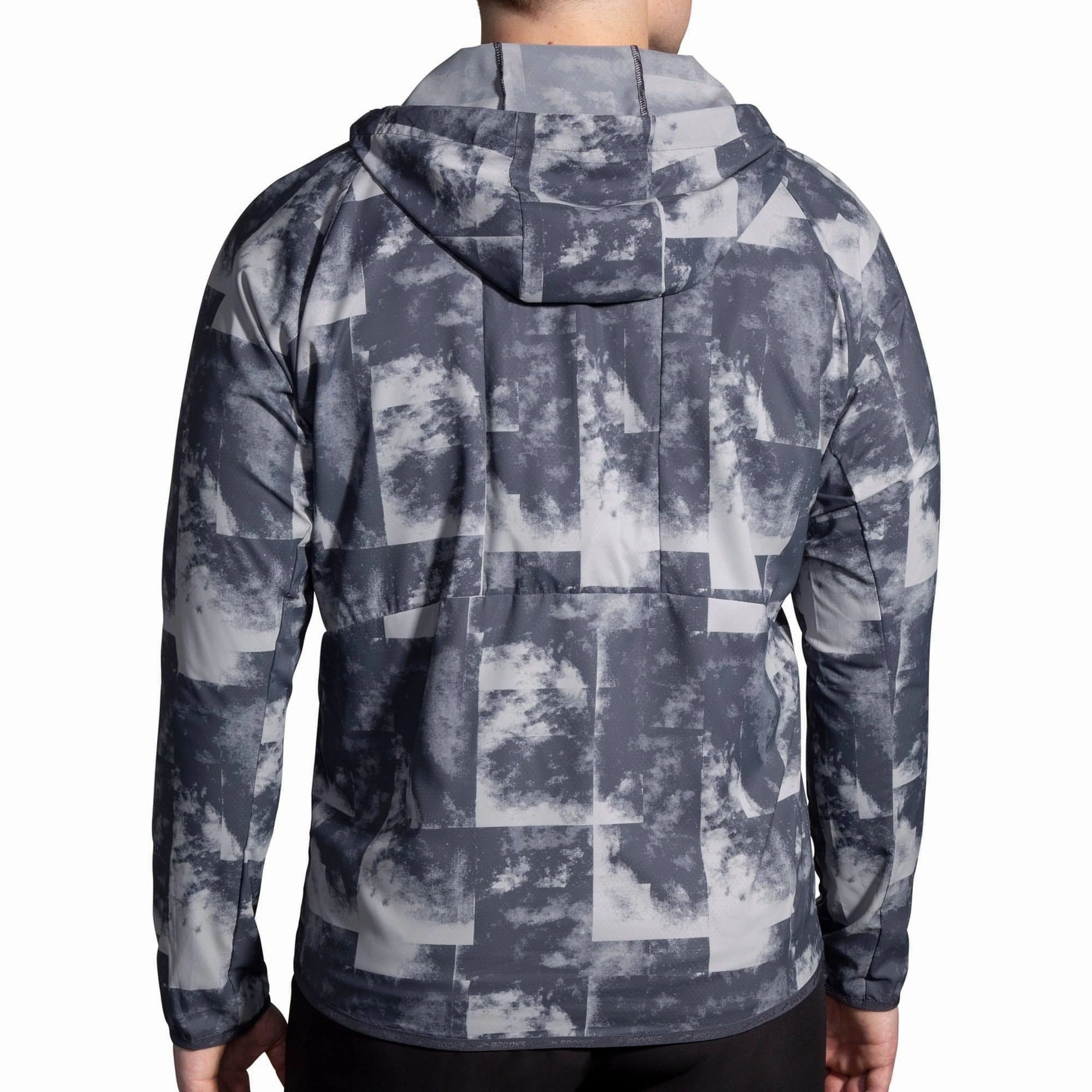 Brooks Canopy Mens Running Jacket - Grey Thank anniversary