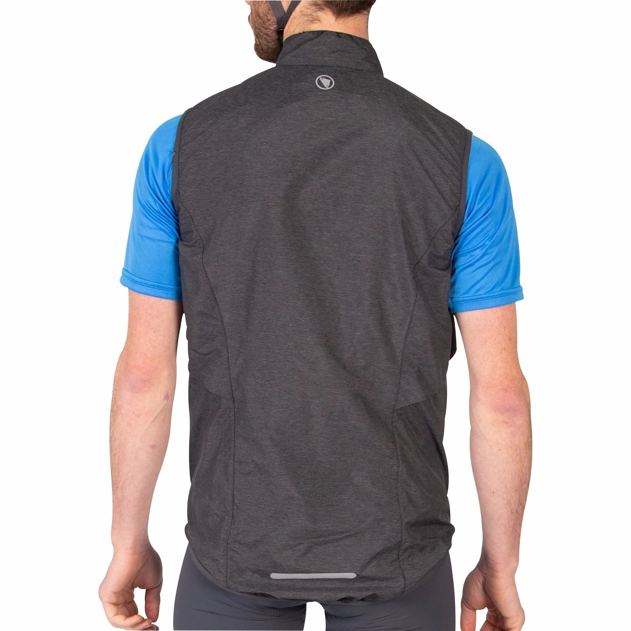 Endura Pakagilet Mens Cycling Gilet - Black Windproof Barrier Design professional
