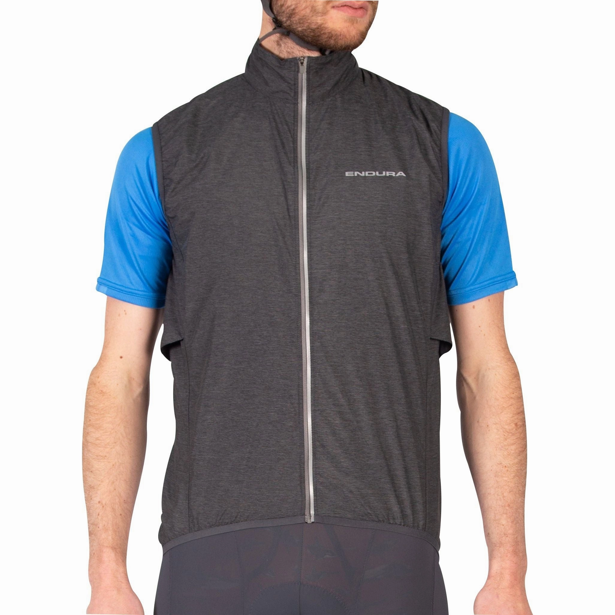 Reflective Piping astronauts Endura Pakagilet Mens Cycling Gilet - Black