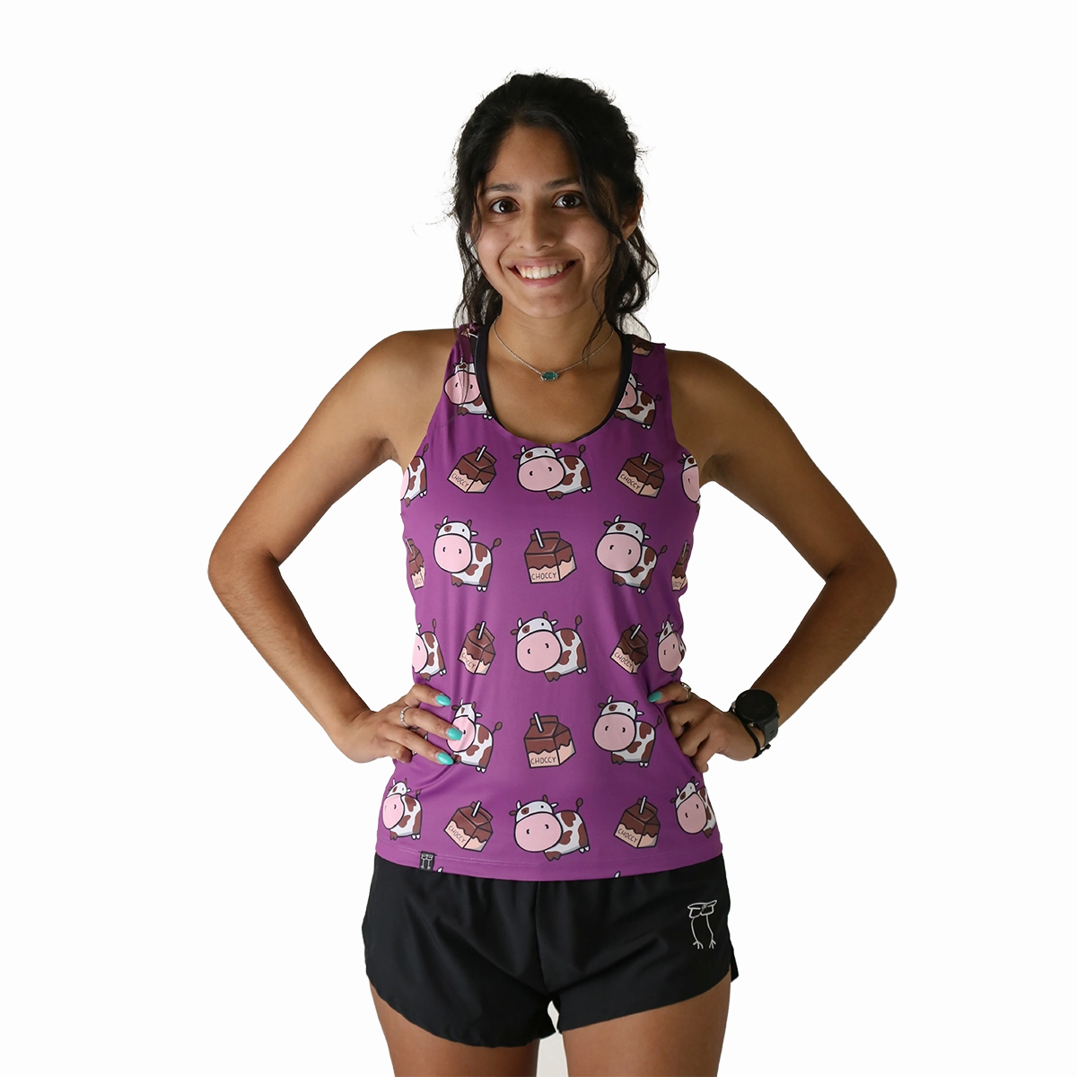 Recycled Polyester NonChafe Tag Placement ChicknLegs Performance Singlet